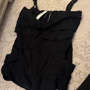 Anthropologie Black Camisole Top